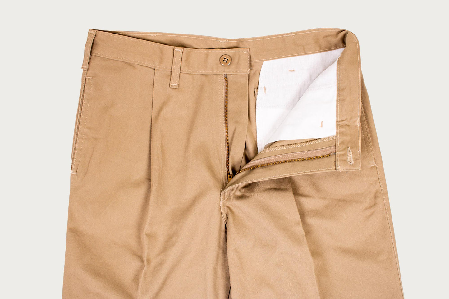 NOS Gung Ho Single Pleat Khaki Trouser