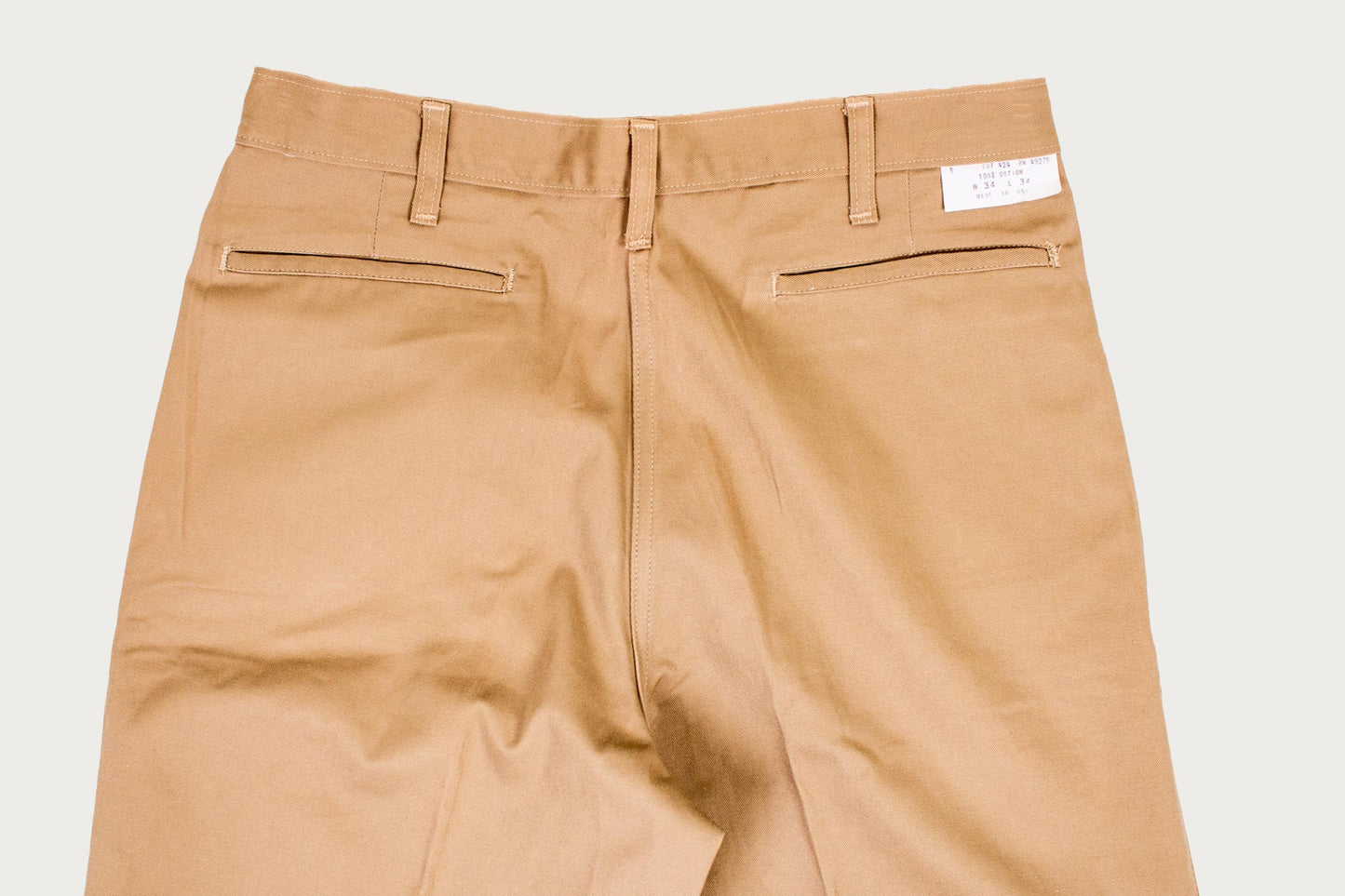 NOS Gung Ho Single Pleat Khaki Trouser