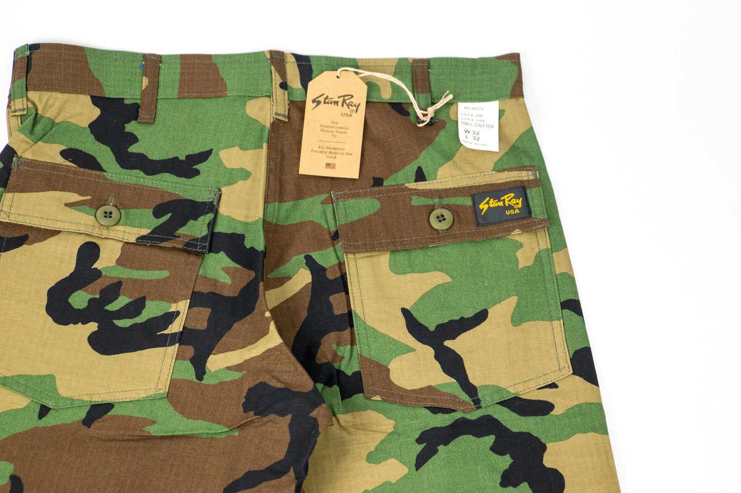 Stan Ray Woodland Camo Fatigue Pants Original Fit