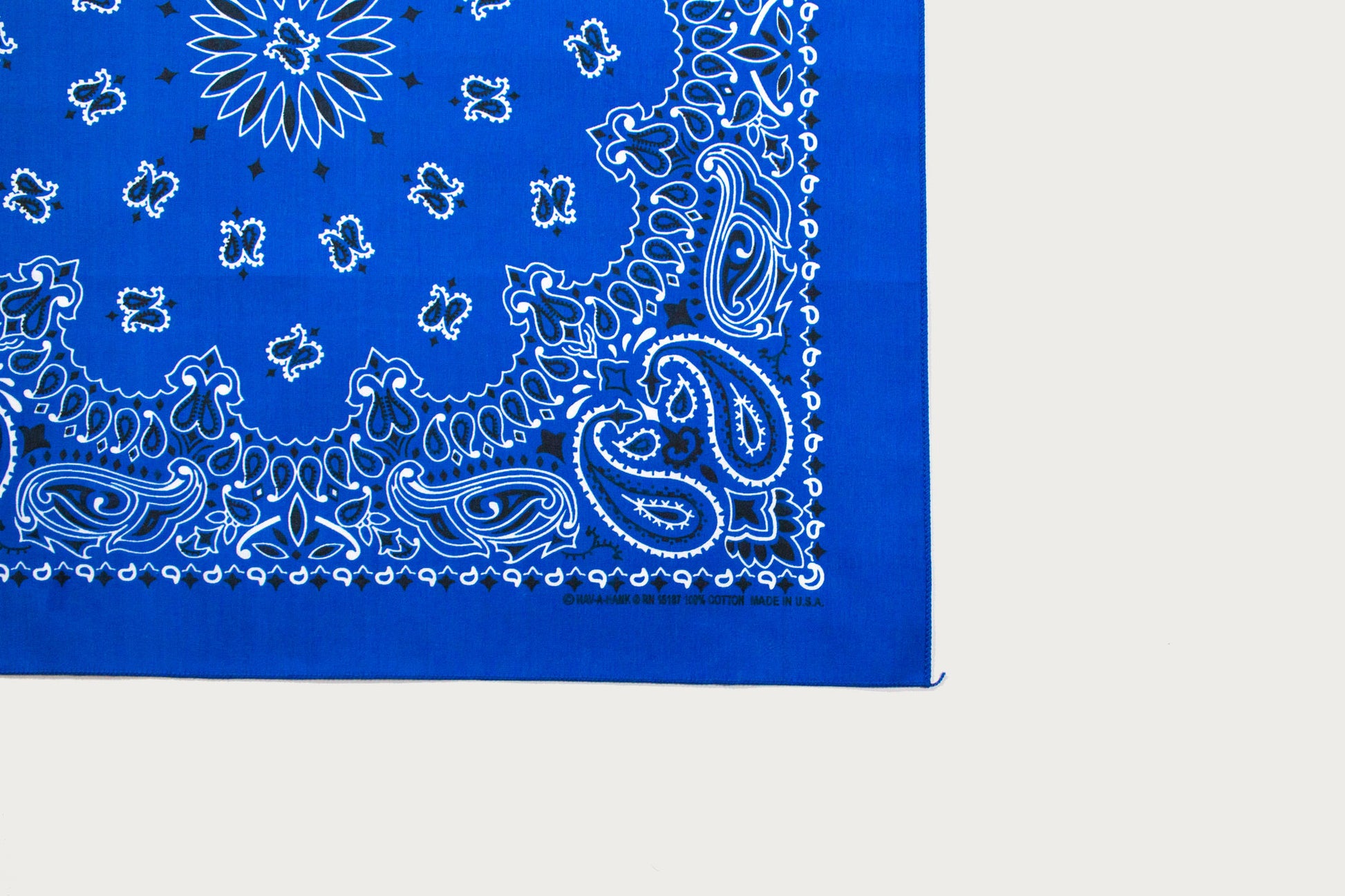 Royal Blue Bandana Pattern