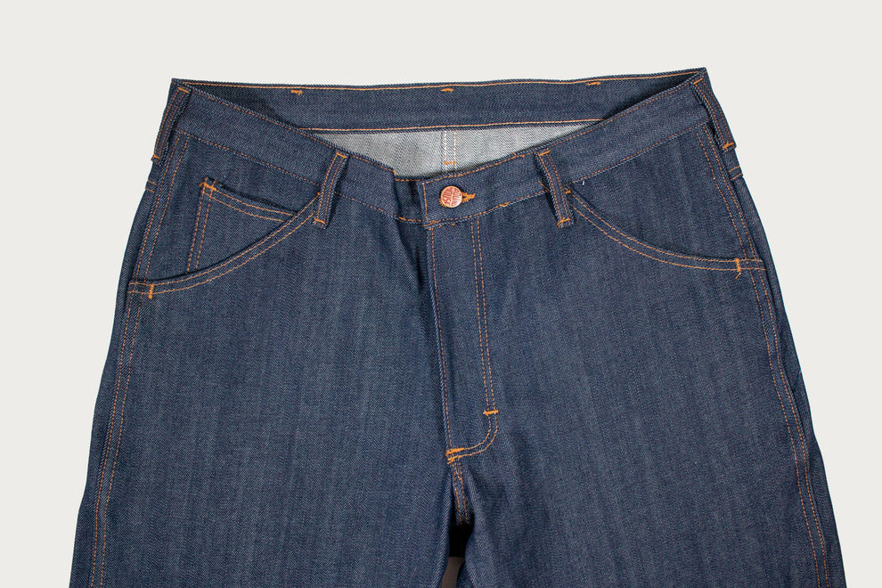 Round House Lot 147 Straight Fit Raw Denim Jeans Indigo Heddels