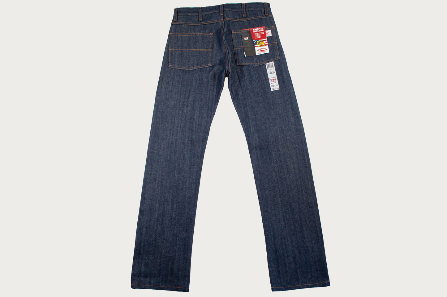 Round House Lot 182 Slim Straight Fit Raw Denim Jeans - Indigo