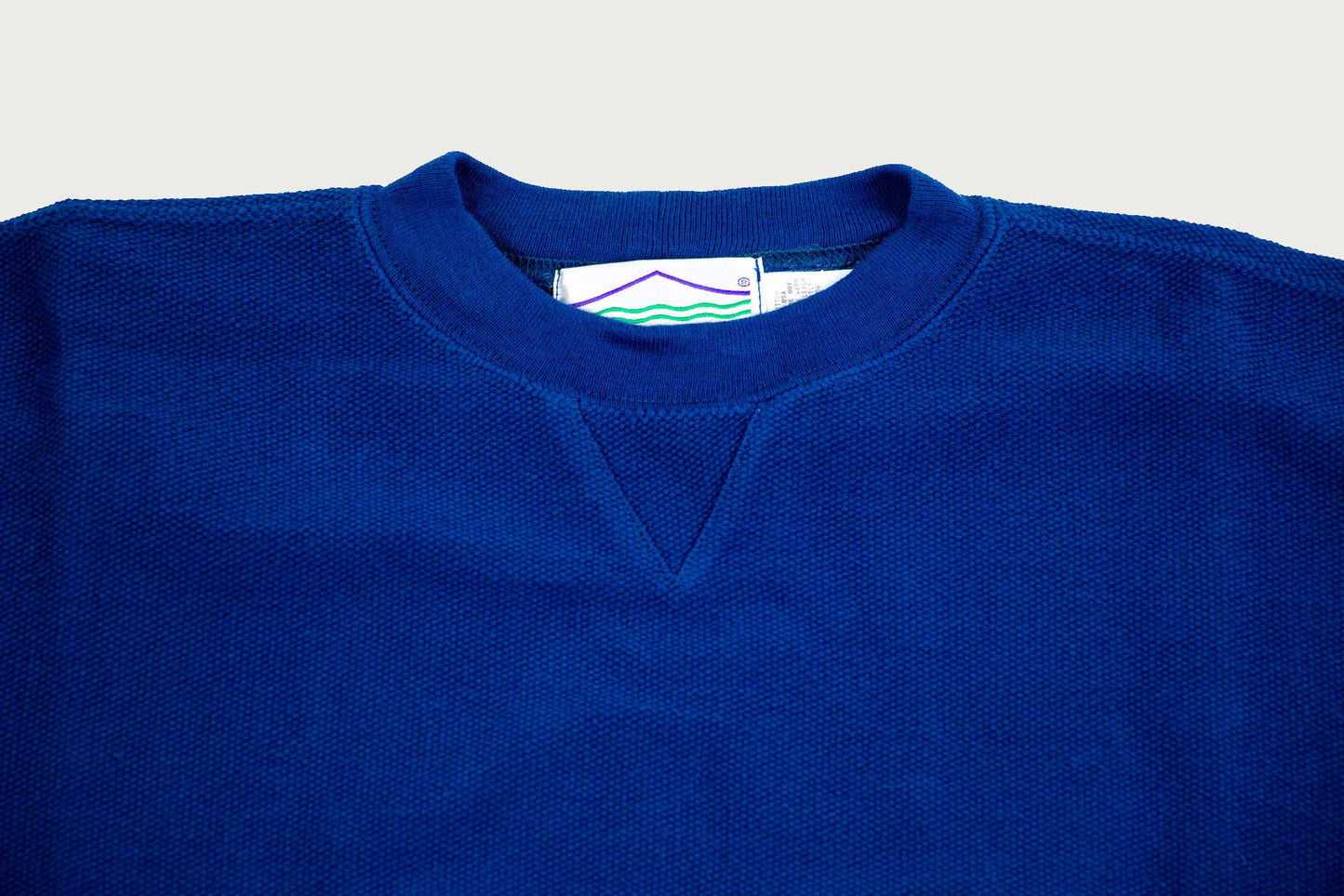 Columbiaknit Hobnail Cobblecloth Crewneck - Royal Blue