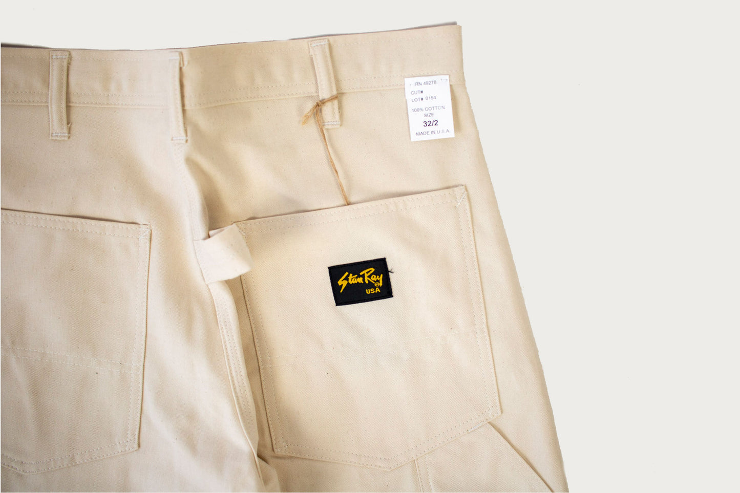 Stan Ray Natural Twill Double Knee Painter's Pants Original Fit