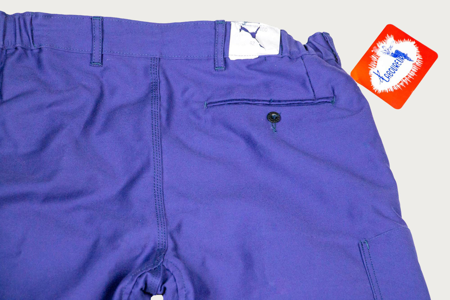 Le Laboureur Pantalon Droit in Hydrone Blue Moleskine