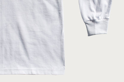 The Teamster Tee - Long-Sleeve White